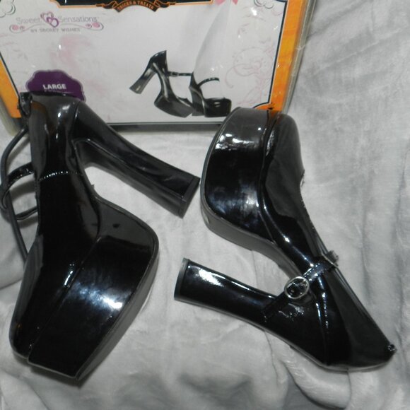 Mary Janes Platform Chunky High Heels Patent Leather Adult🆕SHIPS FAST😮‍💨⚡🚚 - Picture 11 of 15